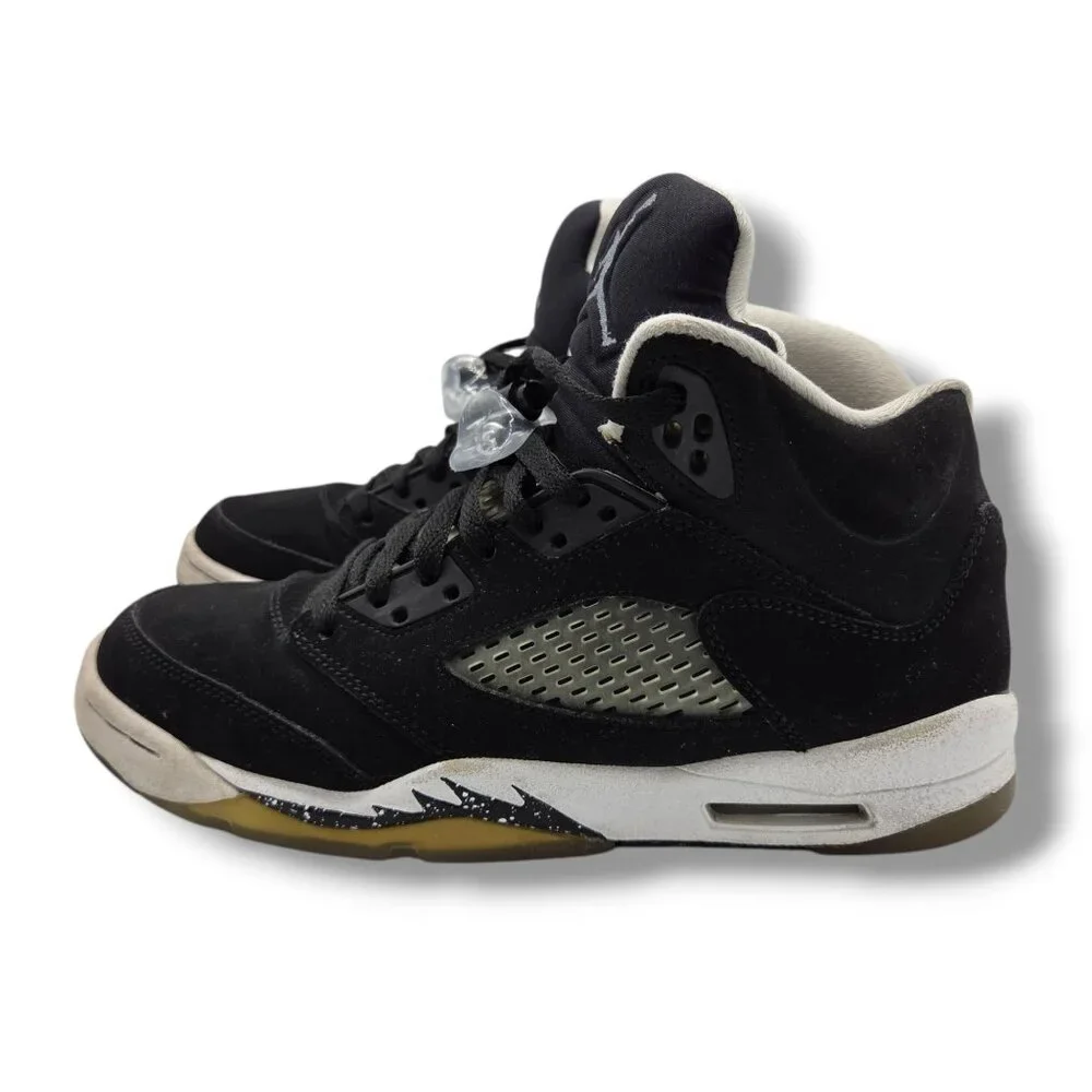 Nike Air Jordan 5‎ Retro GS Youth 6 Oreo Basketball Sneaker 440888-035 - Picture 5 of 9